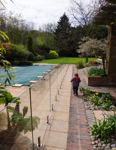 Glass pool fencing child proof safety system and locking gates